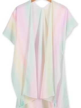 Hadley Wren Pastel Ombre Cora Kimono Soft Multicolor